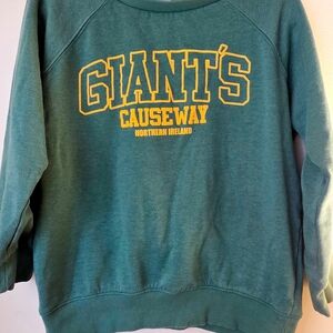 Irish Traditional Craftwear Green Crew Neck Sweatshirt